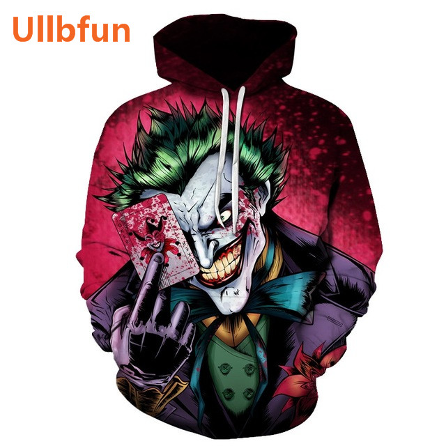 Ullbfun Sweatshirt 3D Skull Printed Pullovers Hoodies (17)